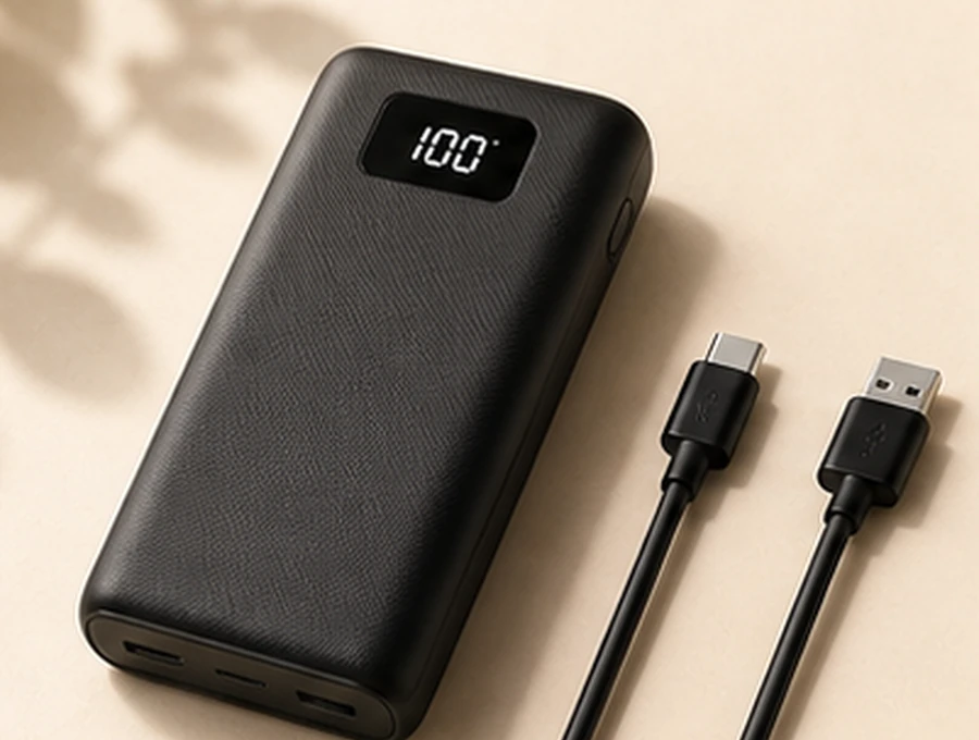 Editorial illustration representing Anker Prime Power Bank (26K, 300W)